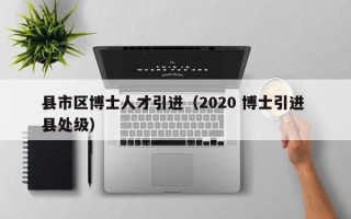 县市区博士人才引进（2020 博士引进 县处级）