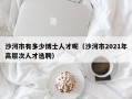 沙河市有多少博士人才呢（沙河市2021年高层次人才选聘）