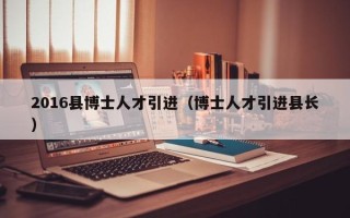 2016县博士人才引进（博士人才引进县长）