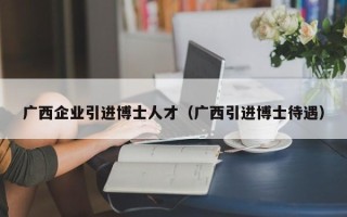 广西企业引进博士人才（广西引进博士待遇）