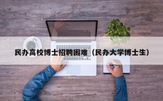 民办高校博士招聘困难（民办大学博士生）