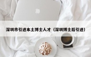 深圳市引进本土博士人才（深圳博士后引进）