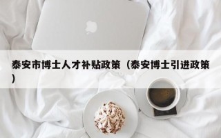 泰安市博士人才补贴政策（泰安博士引进政策）