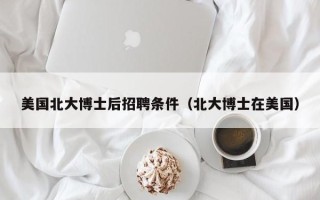 美国北大博士后招聘条件（北大博士在美国）