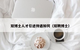 双博士人才引进待遇如何（双聘博士）