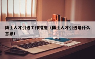 博士人才引进工作措施（博士人才引进是什么意思）