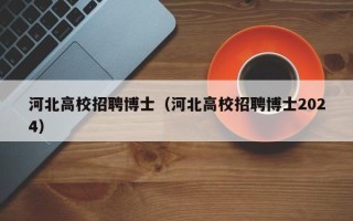 河北高校招聘博士（河北高校招聘博士2024）