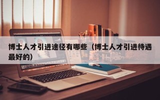 博士人才引进途径有哪些（博士人才引进待遇最好的）