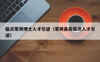 临沂蒙阴博士人才引进（蒙阴县高层次人才引进）