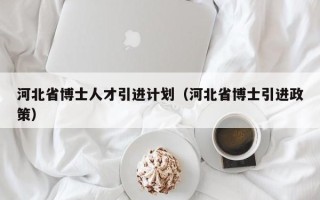 河北省博士人才引进计划（河北省博士引进政策）