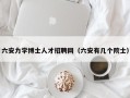六安力学博士人才招聘网（六安有几个院士）