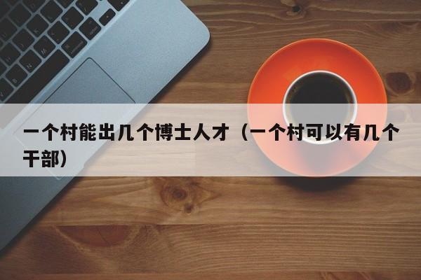一个村能出几个博士人才（一个村可以有几个干部）-第1张图片-博士人才招聘网